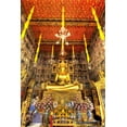 thumbnail image 2 of Shimlock, Jones 13x18 Black Ornate Wood Framed with Double Matting Museum Art Print Titled - Thailand, Bangkok, Wat Ratcha Orasaram shrine, 2 of 4