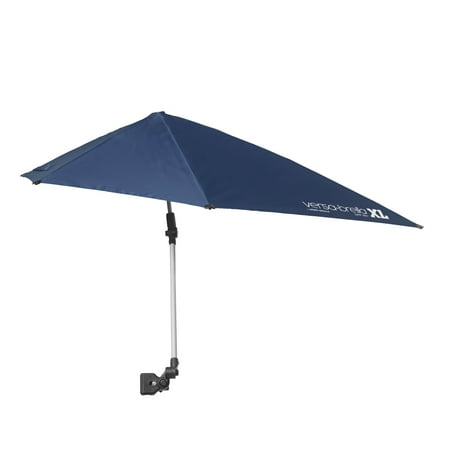Versa Brella XL 360-Degree Portable Clip-On Umbrella, Midnight Blue