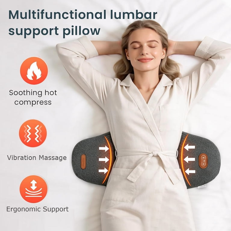 Morfone Lumbar Support Pillow Massager with Heat photo 2