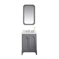 thumbnail image 2 of Water Creation Queen 24"W Wood Single Bathroom Vanity in Cashmere Gray & White, 2 of 4