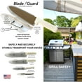 thumbnail image 4 of Blade Guard 8" Plastic Knife Protector - Safe Storage for Chef Knives & Summer Trips, Made in USA, 4 of 11