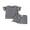 Black, variant on BemeyourBBs Toddler Baby Boy Girl Baby Summer Clothes Infant Baby Boy Girl 2 Piece Outfit Adorable Striped Short Sleeve T Shirt Tops with Shorts Set Homewear Loungwear