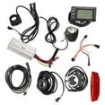 thumbnail image 3 of Kit de Conversión para Bicicleta Eléctrica Controlador de 25A, Panel LCD GD01, Kit de Luz Delantera y Trasera, Motor de 750W, 3 of 14