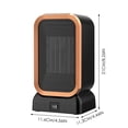 thumbnail image 3 of Space Heaters For Indoor Use Small Space Heater Heaters For Indoor Use Overheat Tip Over Low Noise Portable Fan For Home Room, 3 of 3