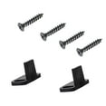 thumbnail image 2 of Worgeous 2Pcs Black Carbon Steel Floor Guide for Sliding Door and Prevent Swinging, 2 of 8