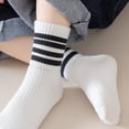 thumbnail image 5 of Calcetines para mujer Medias de otoño e invierno para mujer Medias de tubo medio para mujer Medias de primavera y otoño, 5 of 5