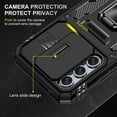 thumbnail image 6 of for Samsung A54 5G Case, Galaxy A54 5G Case with HD Screen Protector, Military-Grade Protective Shockproof Cover Case with Ring Holder and Stand for Samsung Galaxy A54 5G Black, 6 of 7