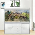 thumbnail image 2 of 72X18IN, Reptile Habitat Background, Mountain Blue Sky Oasis Cactus Terrarium Background with 8 EVA Double-Sided Tape, 2 of 4