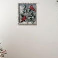 thumbnail image 3 of Fenêtre Encadrée De Noël Avec Double Cardinal, 3 of 4