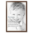 thumbnail image 2 of ArtToFrames 24x36 Inch Walnut Picture Frame, This Brown Wood Poster Frame is Great for Your Art or Photos, Comes with 060 Plexi Glass (4096), 2 of 8