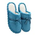 thumbnail image 3 of Pantuflas cálidas Jumpingount de terciopelo Coral antideslizantes Azul S, 3 of 5