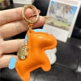 thumbnail image 4 of New Year 2026 Horse Pendant, Handmade Leather Horse Bag Charm - Kawaii Animal Charm for Handbags, Purse Bag Accessories Horse Keychain & Gift Idea, Orange, 4 of 4