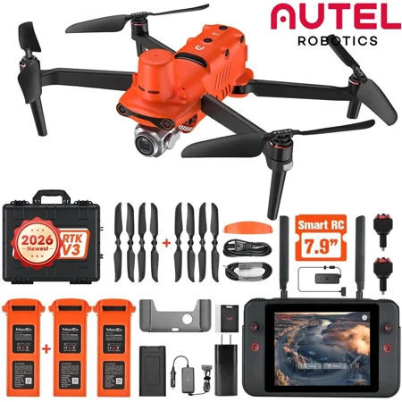 Autel Robotics EVO II Pro RTK V3 6K/30fps HDR Video Centimeter-Level Positioning