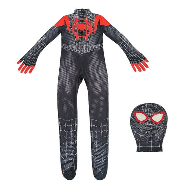 Disfraz de superhéroe de Spiderman para niños, mono de Spandex Zentai para Halloween, Cosplay de Spider Man, estilo 3D Fivean unisex