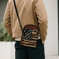 thumbnail image 3 of Xixirimido American Flag Pattern Small Sling Bag for Women Crossbody Bags with Adjustable Strap Cell Phone Purse Fanny Pack Chest Bag for Travel Hiking, 3 of 7