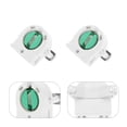 thumbnail image 2 of KAKOWELY Fluorescent Lamp Holder 12pcs T8 Fluorescent Light Bulb Socket Light Holder For Secure Ceiling Light Socket Base And Fluorescent Tube Light Fixture Clips, 2 of 4