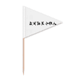 thumbnail image 1 of Popular Chinese Online Joke I am  Toothpick Triangle Cupcake Toppers Flag, 1 of 3