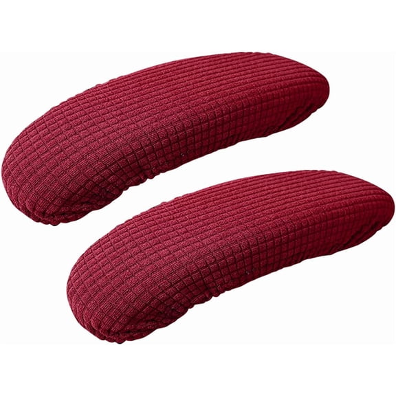 2Pcs Armrest Slipcover Pads, Office Chair Arms Protector Stretchable for Desk Chair/Rotating Chair/Computer Chair
