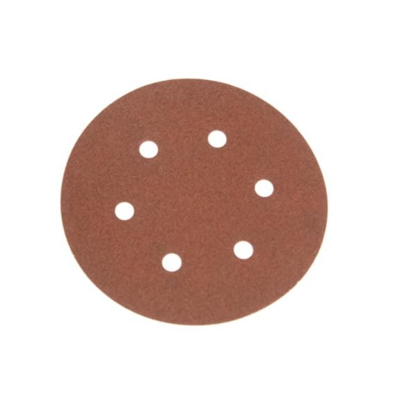 Faithfull - Hook & Loop Sanding Disc DID2 Holed 150mm x 40G (Pack 25)