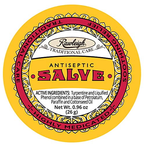 WT Rawleigh Antiseptic Salve : 0.96oz First-Aid Antibiotic,Antiseptic Ointment