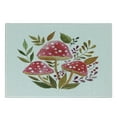 thumbnail image 3 of Nature Cutting Board, Aquarelle Amantias with Autumn Season Foliage and Berries Mushroom Illustration, Decorative Tempered Glass Cutting and Serving Board, Small Size, Multicolor, by Ambesonne, 3 of 5