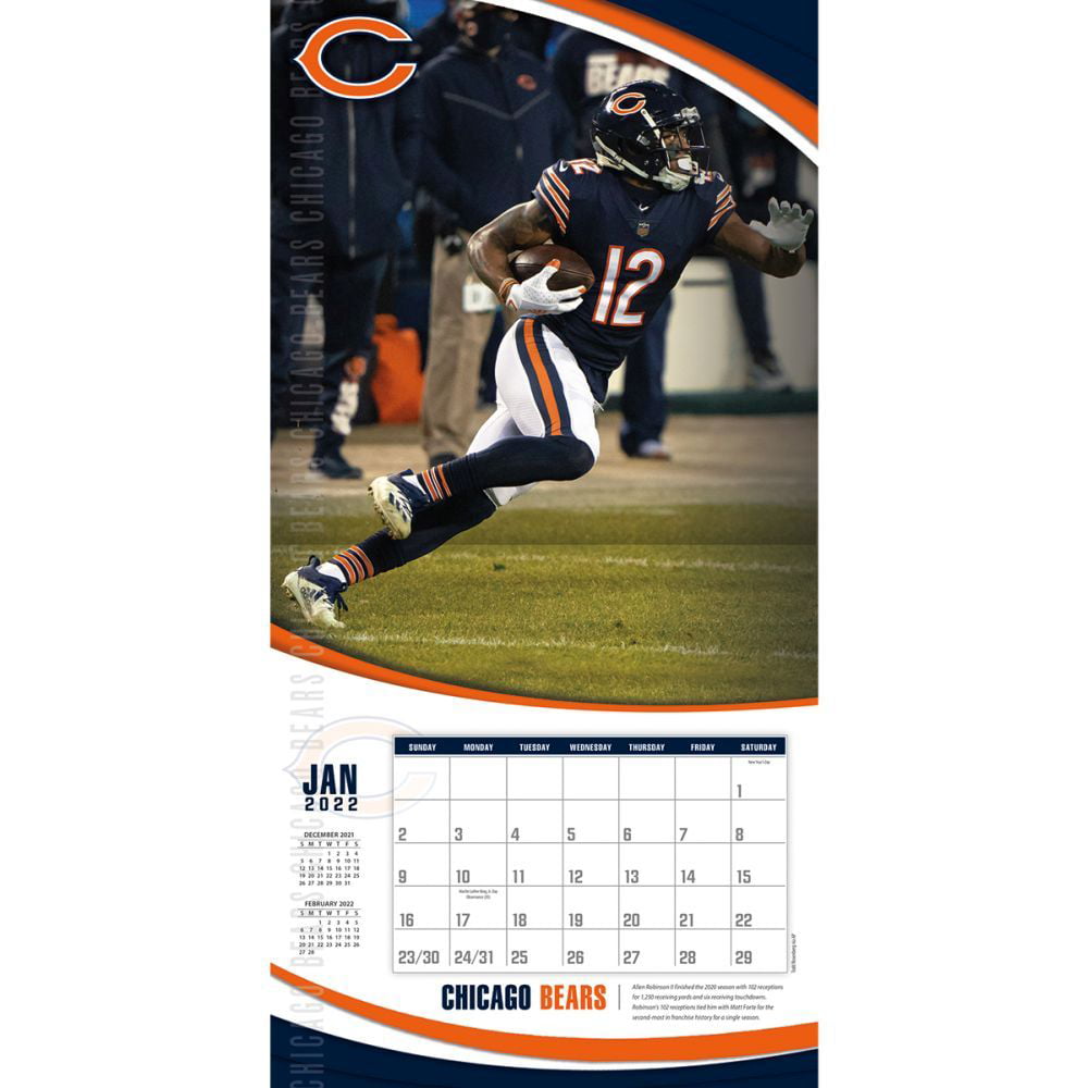 Chicago Bears 2022 12x12 Team Wall Calendar (Other)