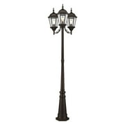 Livex Lighting Hamilton 3 Light Outdoor 3 Head Post
