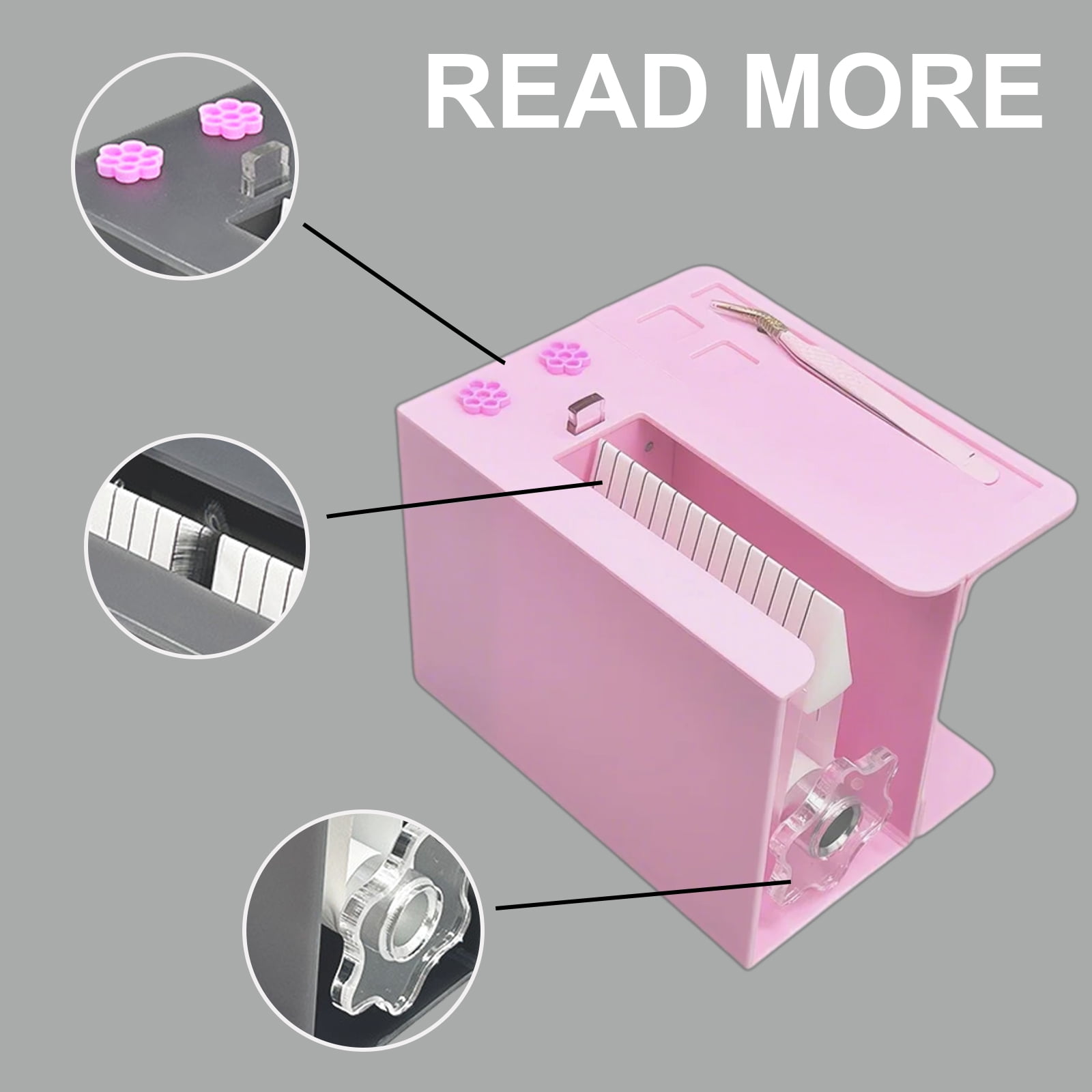 BELOWSYALER Eyelash Root Splitter Eyelash Flowering Machine for Making Eyelashes Fan Eyelash Separators Lash Extension Supplies