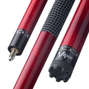 Viper Clutch 58 Billiard/Pool Cue, 2 Piece, Red, 19 Ounce