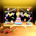 thumbnail image 3 of Tablero de notas LED con flores 2025 Pizarra de dibujo LED brillante M, 3 of 5