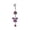 Purple, variant on YYKihy Sexy Butterfly Bow Belly Navel Ring Pearl Body Piercing For Women Girls Jewelry Blue