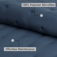 thumbnail image 5 of Mainstays Full/Queen Comforter Set, All-Season, 3-Piece, Navy, 5 of 12