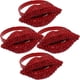 thumbnail image 2 of KAKOWELY 4 anillos para servilletas con forma de labios rojos, hebillas para anillos de servilleta de San Valentín, anillos decorativos para servilletas., 2 of 4