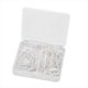 thumbnail image 2 of ADDHAT 70Ud Profesional De Aguja Curva Y Alfiler T Para Estilizar Y Fijar Color Plata Acero, 2 of 8