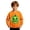 Yellow, variant on Boys Glow In The Dark Print Crewneck Sweatshirt Long Sleeve Fleece Winter Top