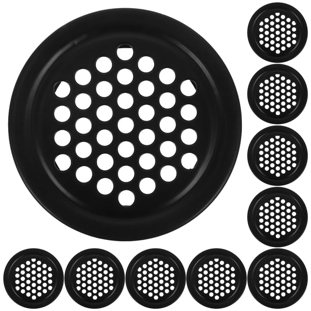 10 piezas de cubierta de ventilación plana, dispositivo de ventilación redondo, orificio de ventilación de aire de acero inoxidable