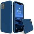 thumbnail image 1 of Silicone Case for iPhone 11 Case, Liquid Silicone Protective Phone Case Cover (Full Body, Soft Case with Microfiber Lining) Compatible with iPhone 11 6.1" (Horizon Blue), 1 of 7