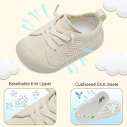 Barerun Baby Knit Breathable Non-Slip Comfortable Walking Shoes for Newborns
