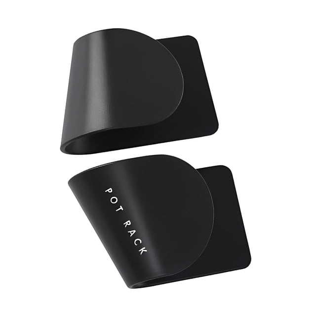 Estantes colgantes Bearachild para almacenamiento ABS montaje en pared soporte flexible Cocina Comedor Negro