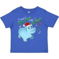 thumbnail image 3 of Inktastic I Want a Hippopotamus for Christmas Hippo in Santa Hat Boys or Girls Toddler T-Shirt, 3 of 5