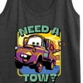 thumbnail image 3 of Disney Cars - Mater Need A Tow - Women's Racerback Tank Top, 3 of 5