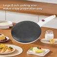 thumbnail image 3 of Mácina Eléctrica para Hacer Crepé, Mácina de Crepé Antiadherente, Control Autico de Temperatura, Sartén para Crepé Con Largo Para Preparació del Desayuno, 3 of 7