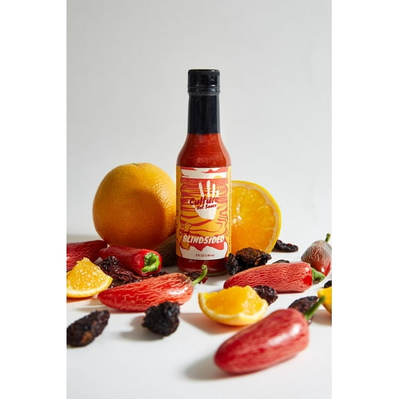 Culture Hot Sauce Blindsided - Carolina Reaper (Hottest) Chipotle, Orange, Carolina Reaper
