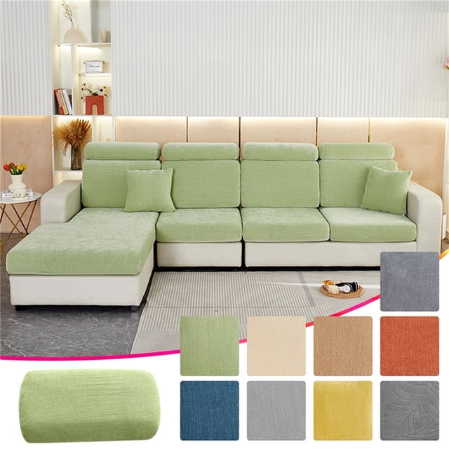 Xihbxyly Funda Universal de Cuero para Respaldo de Sofá, Diseño Altamente Elástico, Resistente Al Desgaste y Antideslizante, Fácil de Limpiar, Protege El Sofá, Cómoda Decoración para El Salón, Tamaño