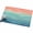 Coral, Teal, Gold, variant on Round Area Rugs for Living Room,Abstract Teal Ombre Beach Texture 3ft Washable Rug with Non-Slip Backing Indoor Carpet,Ocean Wave Water Ripple Soft Floor Mat for Bedroom Nursery Office Decor
