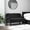 Black, variant on vidaXL 47” W Velvet Chesterfield Sofa, Black
