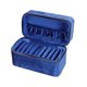 thumbnail image 5 of Caja organizadora para guardar pulseras, con cremallera, para viajes, para llevar y exhibir joyas Azul real, 5 of 9