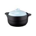 thumbnail image 1 of Household Ceramic Cooking Pots and Pans High Temperature Resistant Casserole Tiles Stew Pot for Open Flame Gas Cooker, 1 of 11