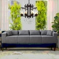 thumbnail image 2 of Modern Corduroy L-Shaped Sectional Sofa 104-Inch for Living Room - Comfortable and Durable, 2 of 22