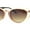 Peach Tortoise - Brown, variant on Womens Retro Hipster Keyhole Bridge Cat Eye Plastic Sunglasses All Black